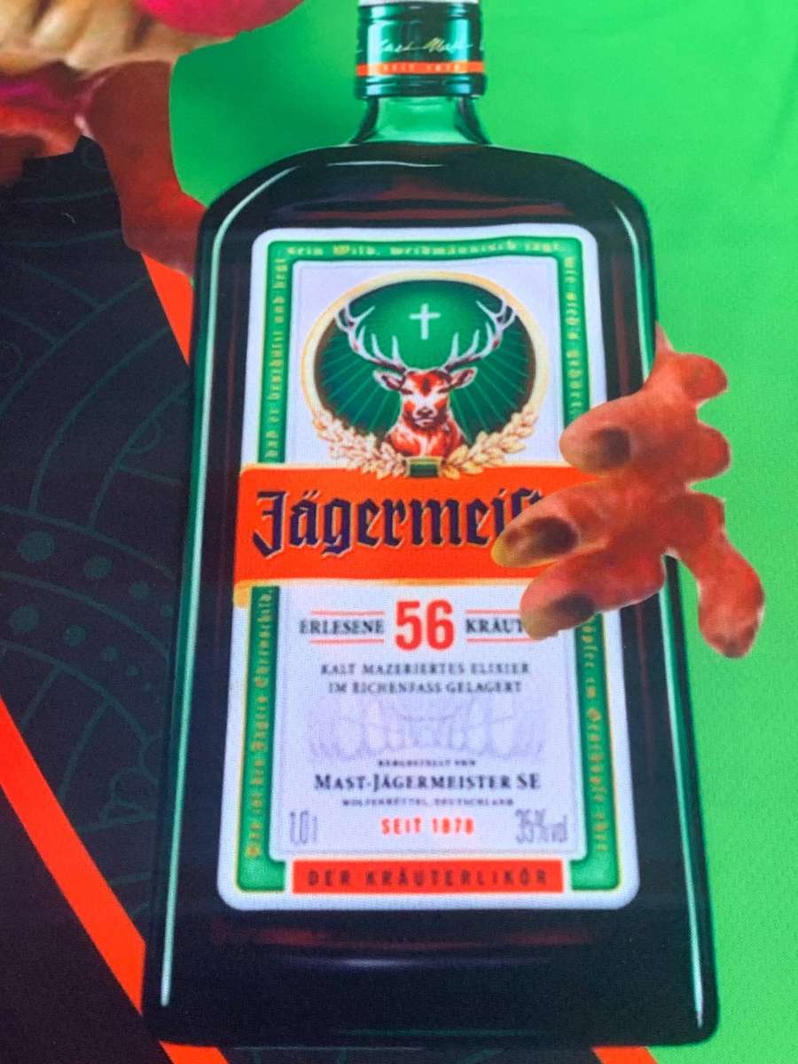5XL Jeigermeister Advertising Shirt  Will Make A Great Display In Your Bar  (B6).