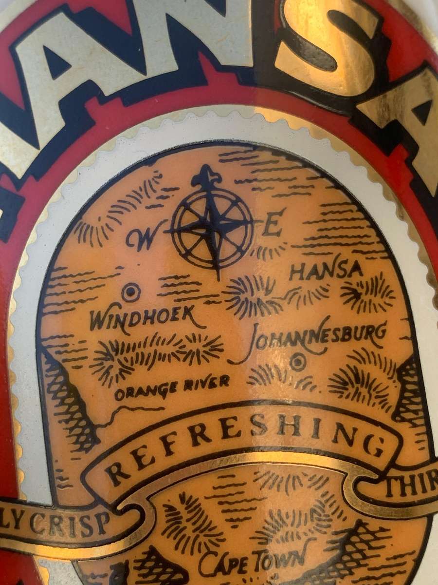 Stone Beer Mug  Hansa Pilsener  Awesome Design With Gold Embossing