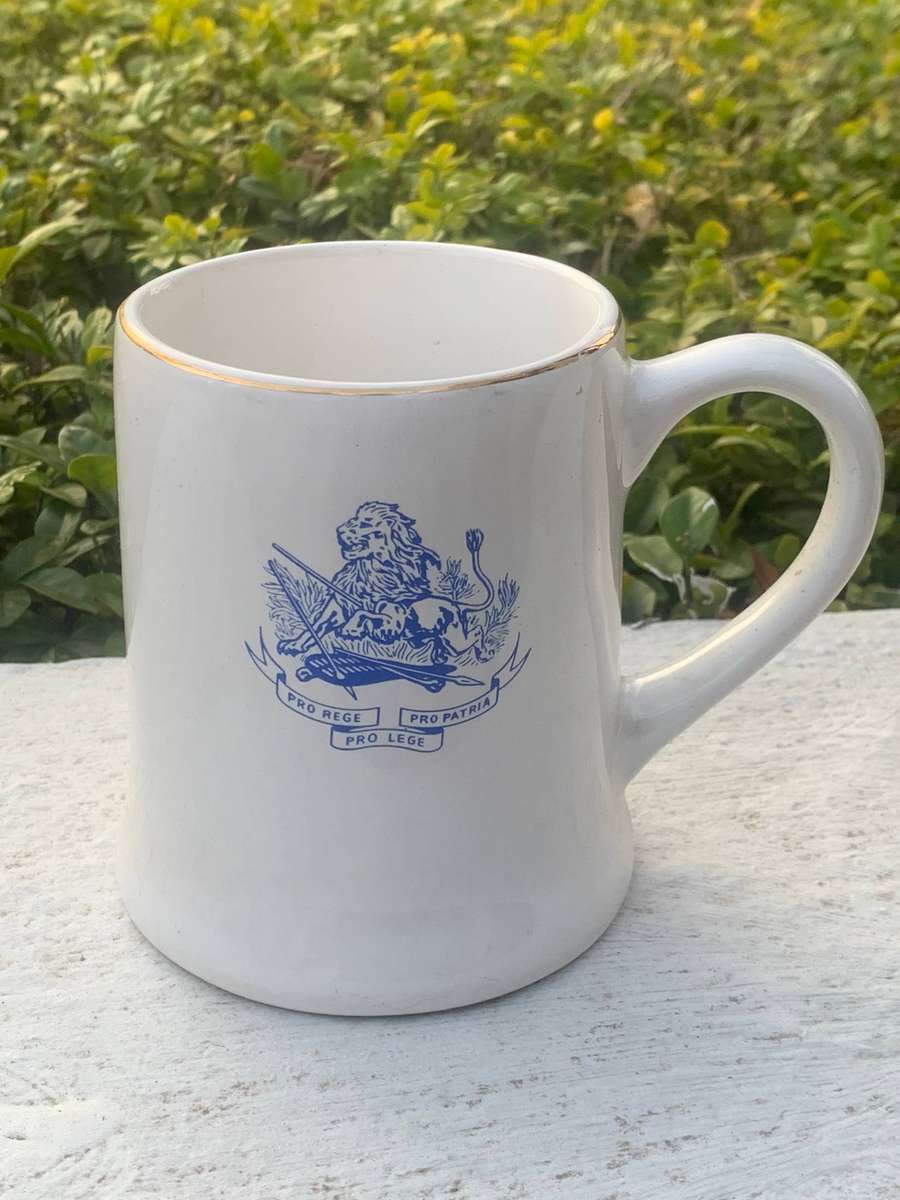 Willsgrove Ware Ceramic Bar Mug  BSAP  British South African Police