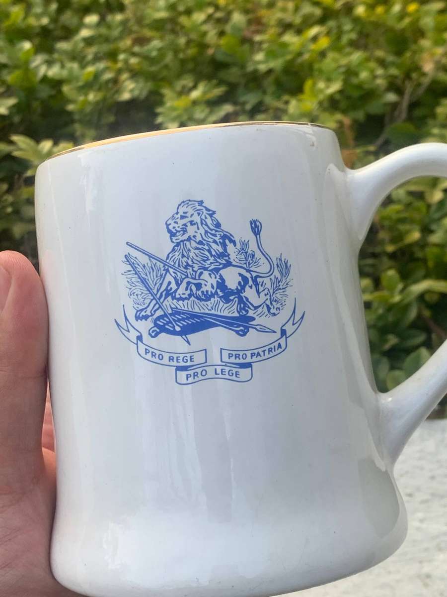 Willsgrove Ware Ceramic Bar Mug  BSAP  British South African Police