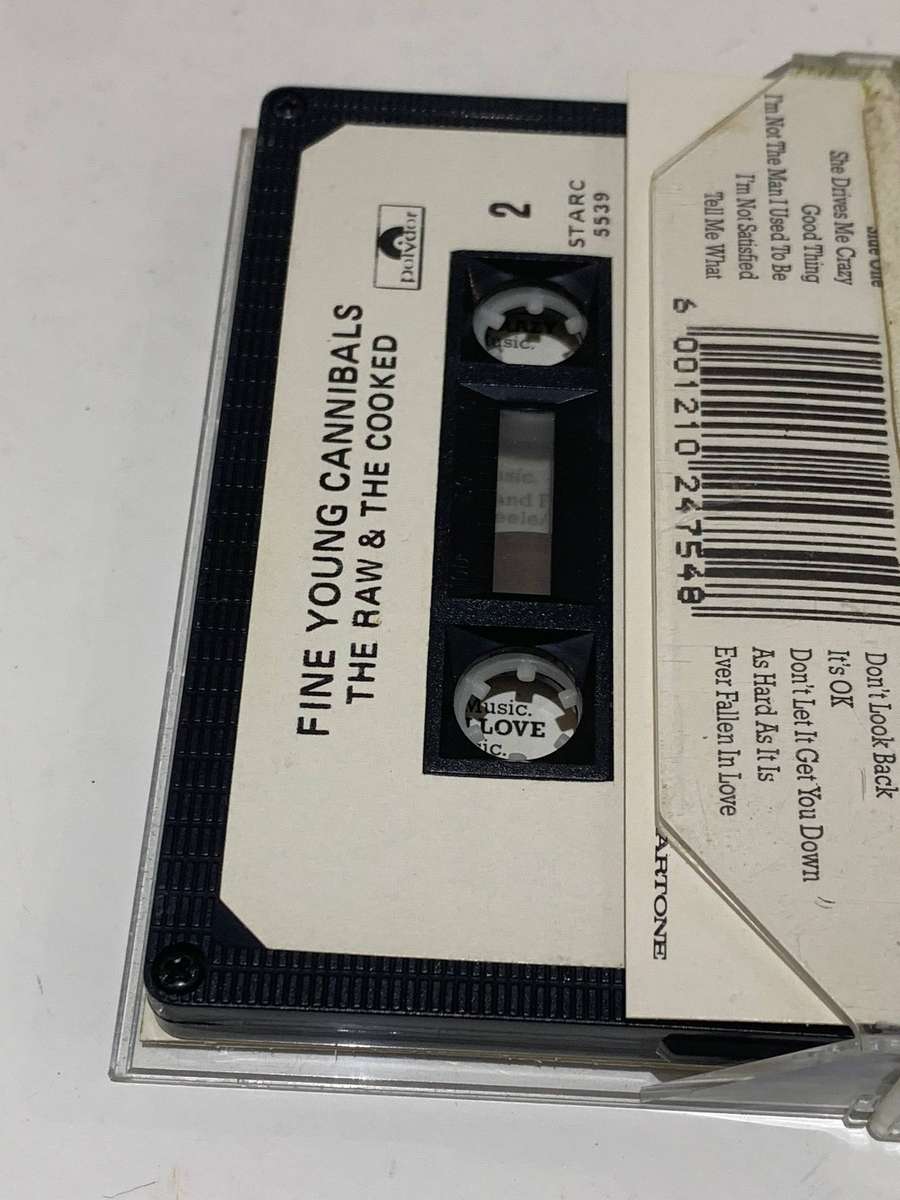 Cassette Tape - Fine Young Cannibals . The Raw & The Cooked - Not Tested / See Pics