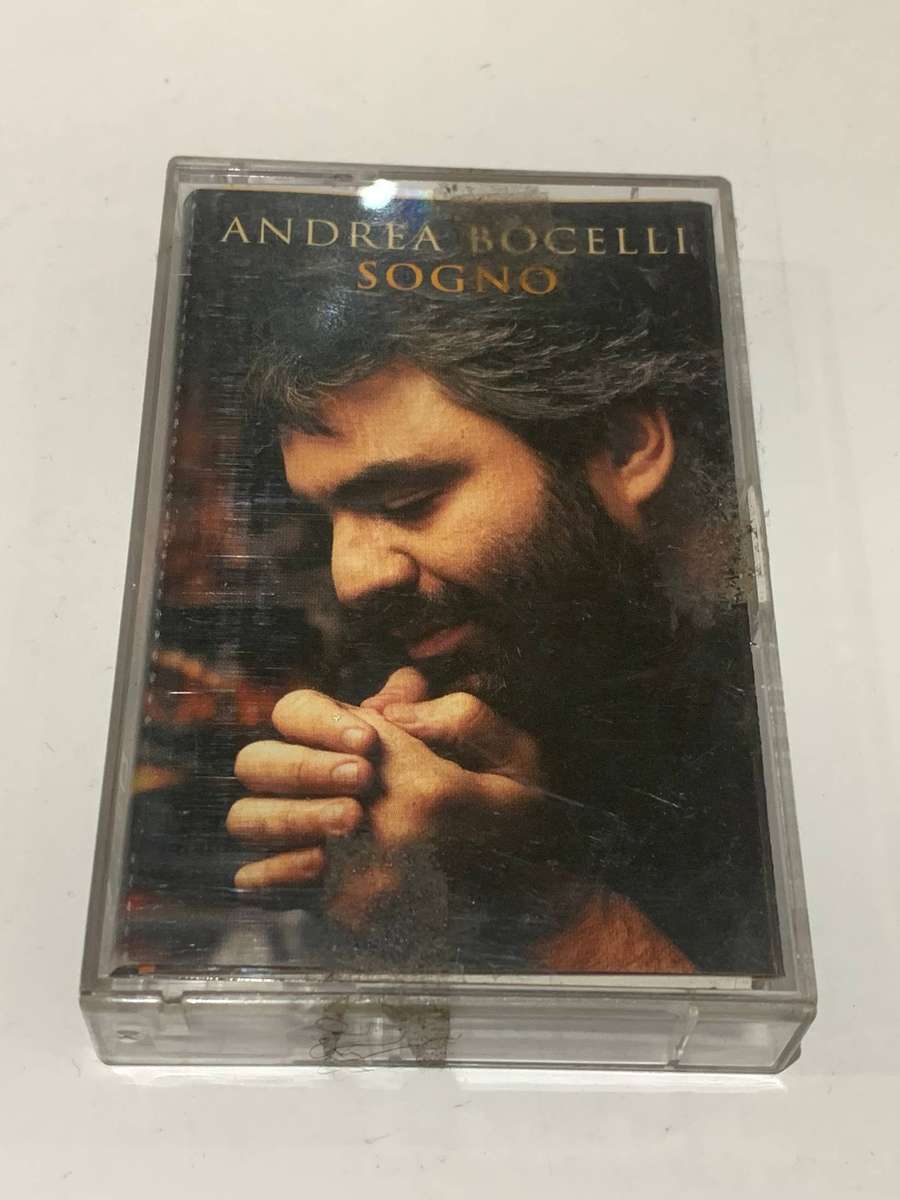 Cassette Tape - Andrea Bocelli . Sogno - Not Tested / See Pics