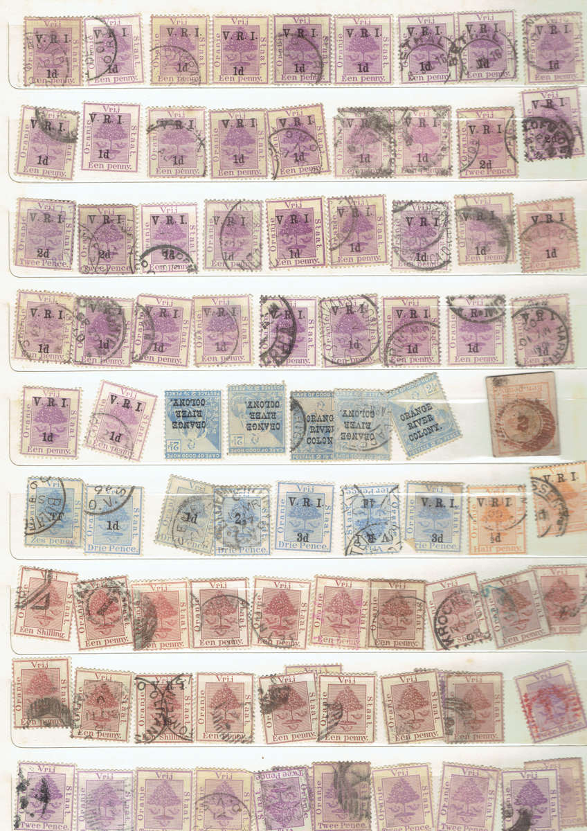1968 -1900 O F S 95 stamps used singles CC 1-80  CV R1250