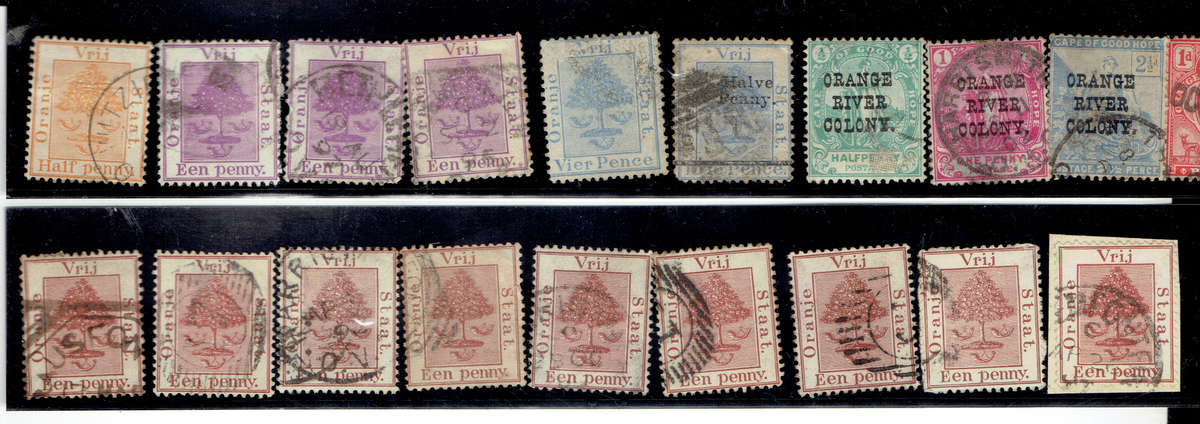 1878 OFS 18 used singles up to 1903 see scan