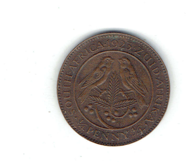 1923 UNION of S A Farthing in EF grade first yeat of issue RARE