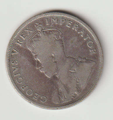 1926 UNION of S A 2s  80% silver in F grade
