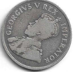 1928 UNION of S A halfcrown in F+ grade RARE