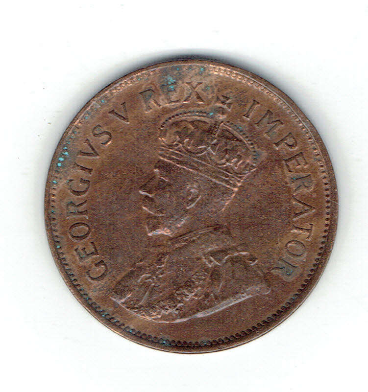 1934 UNION of S A half Penny in EF/AU grade RARE IN HIGH GRADES