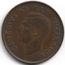 1937 UNION of S A 1 Penny broze in EF+ grade BEAUTIFUL COIN