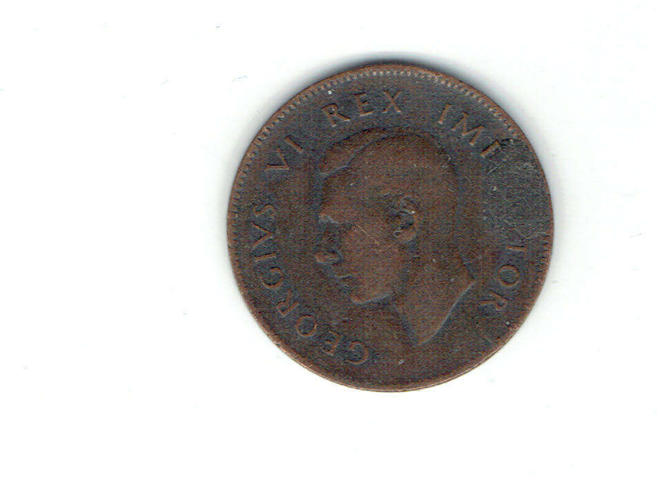 1939 UNION of S A rfarthing in EF grade