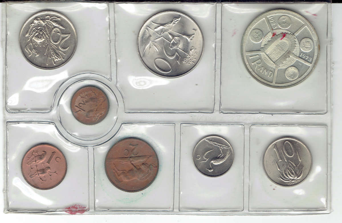 1974 R S A Mintpack issued by S A Mint in UNC grade