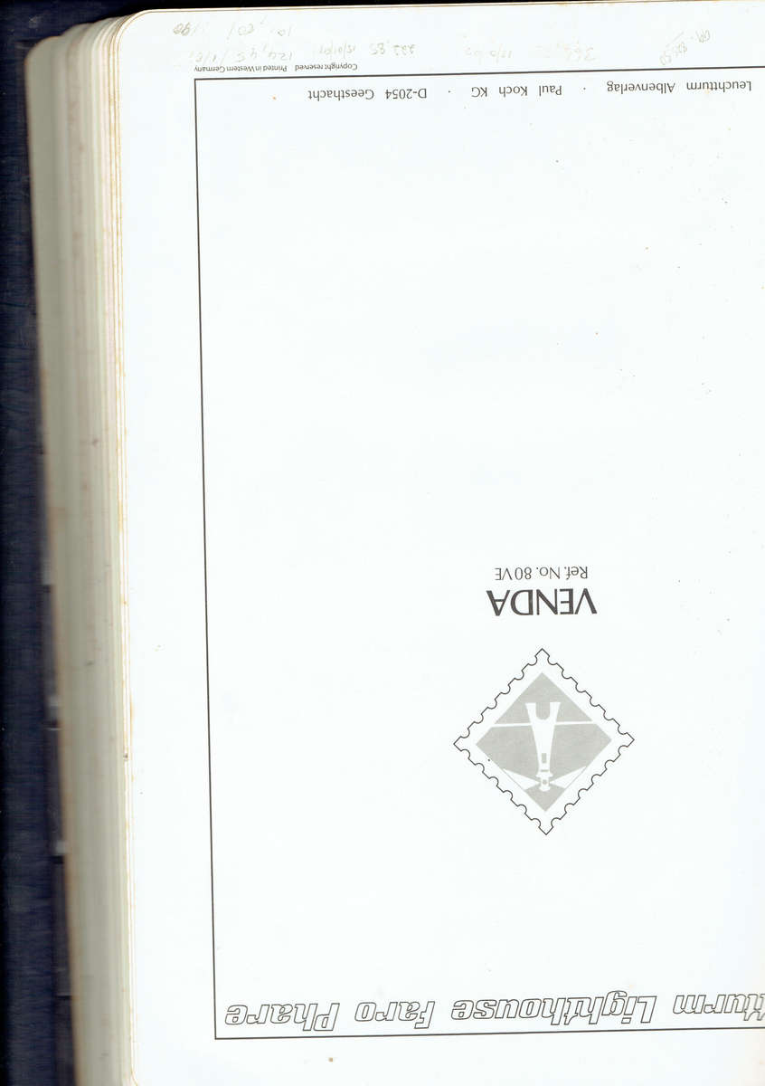 1976-90 R S A  Lighthouse Album with 4 Homelands MNH singles & Min S Preprinted - 100 pages