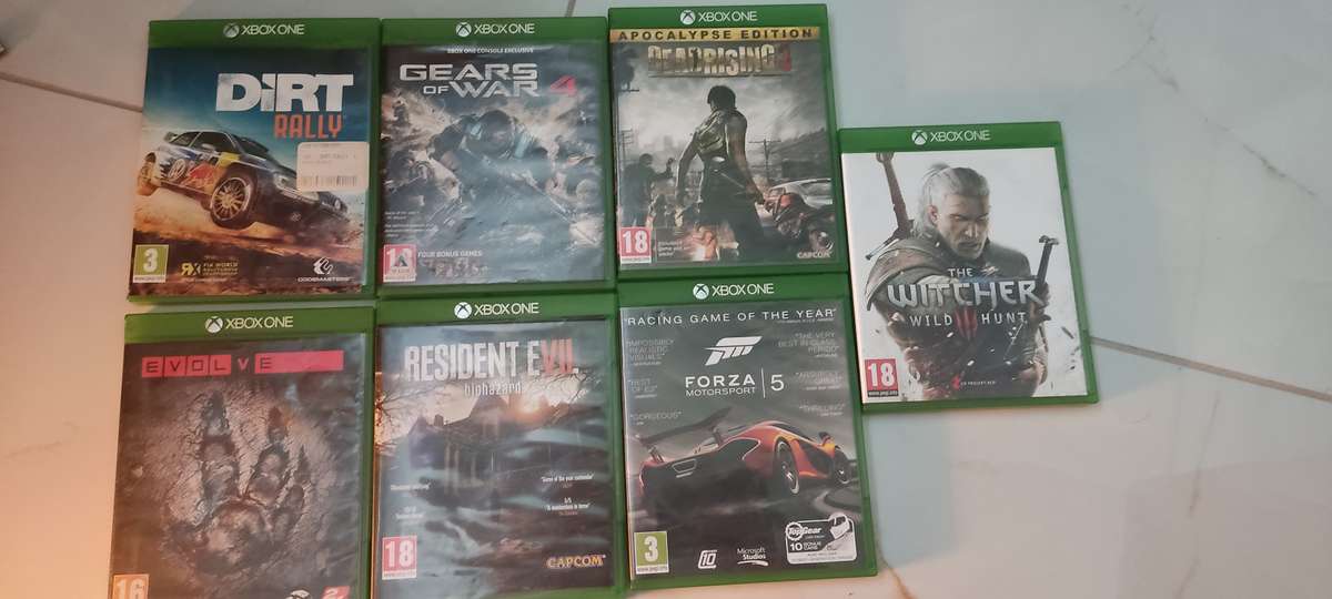 7x Xbox one games (1 bid for all)