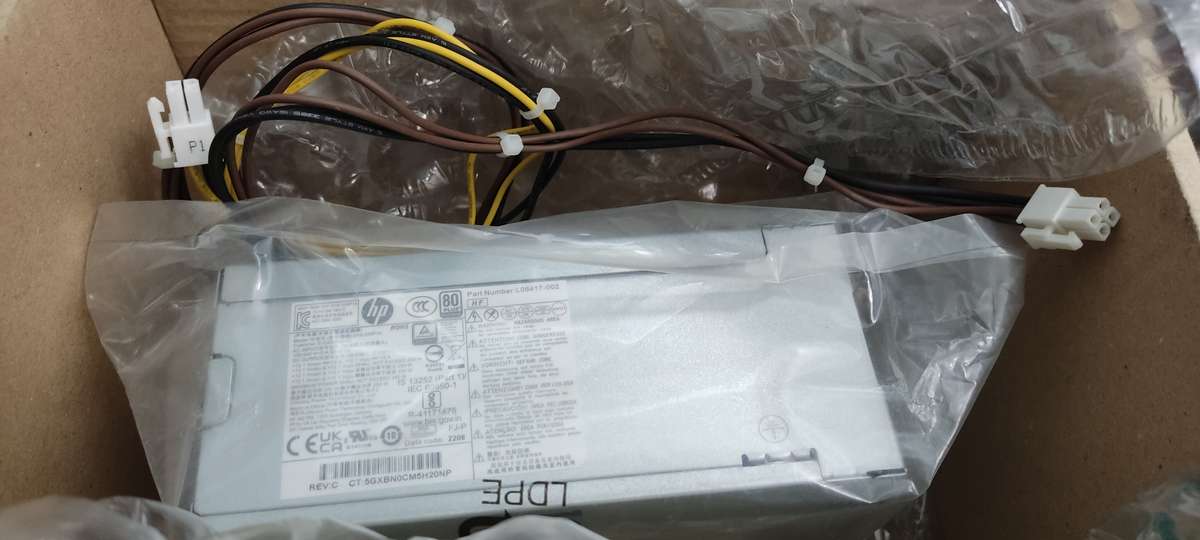 HP 250W Small Form Factor (SFF) power supply ,compatible with HP Pro/EliteDesk 400, 600, 800 G3/G4