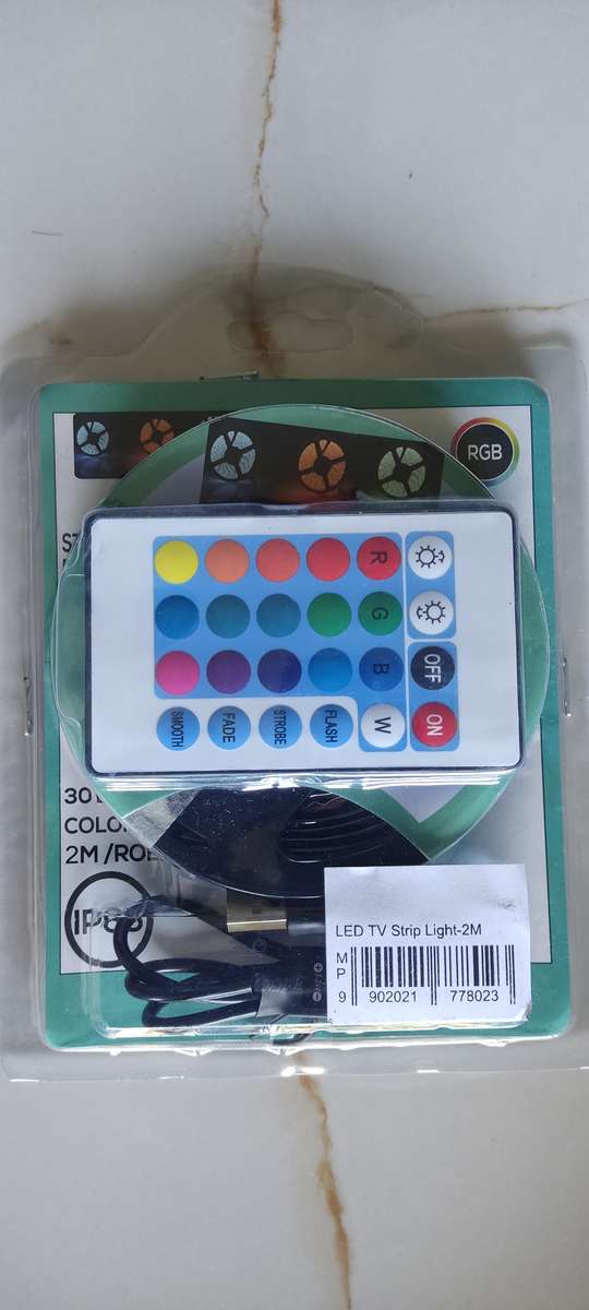 2m LED TV Strip Light - RGB