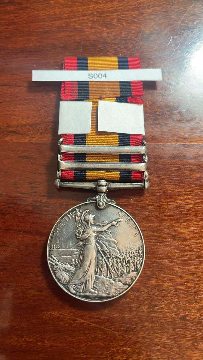 a Queen South Africa Medal QSA - 1036 Private W.J. Jones Cape Police Distr. 1