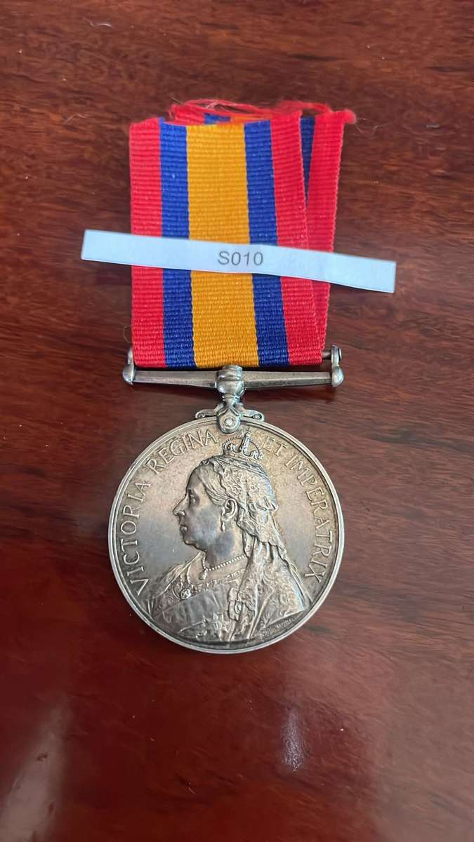 QSA - Queen South African Medal - Ganger E. MacKay - Cape Government Railways