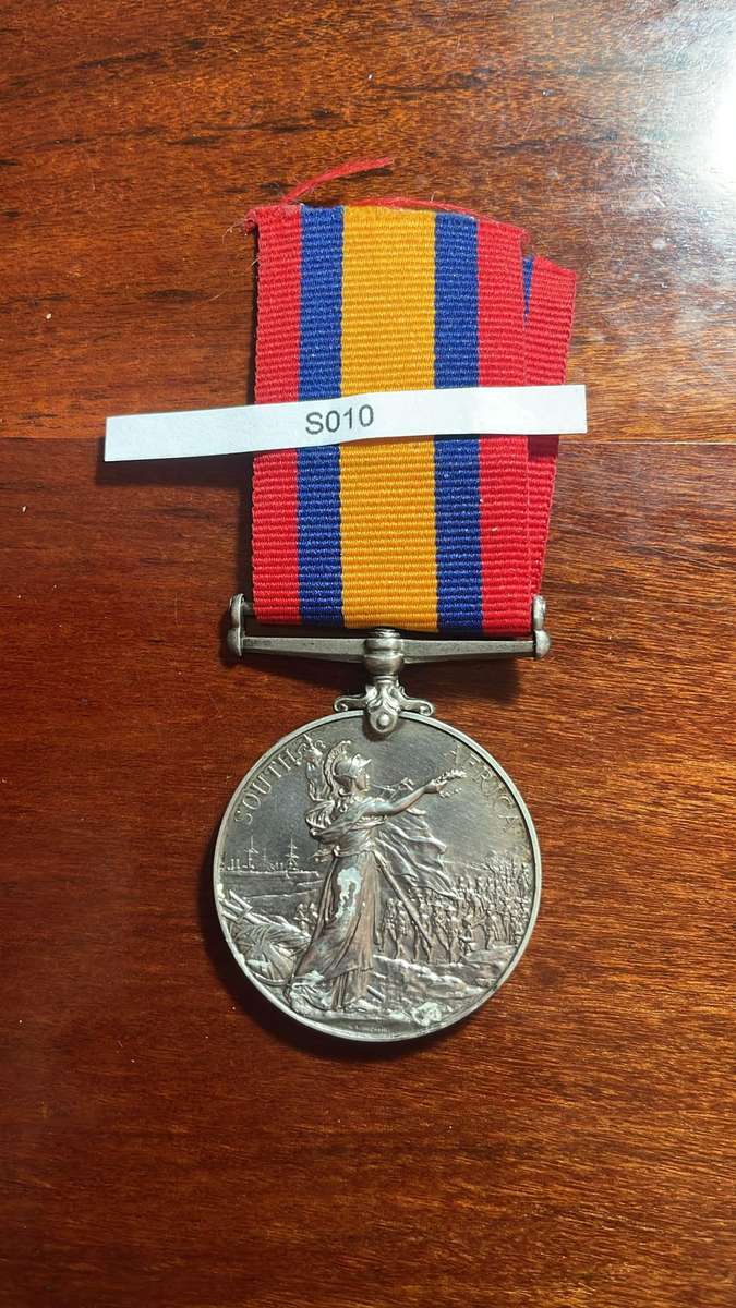 QSA - Queen South African Medal - Ganger E. MacKay - Cape Government Railways