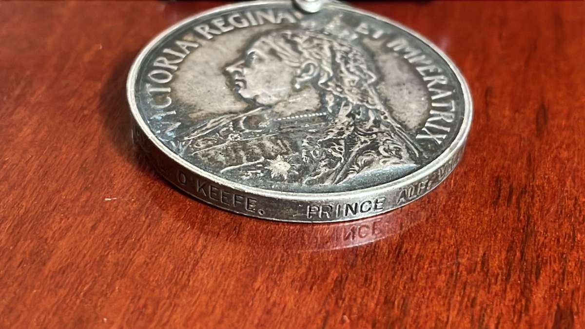 QSA - Queen South African Medal - Private 1336 Private L O'Keefe - Prince Alfred Vol Guard