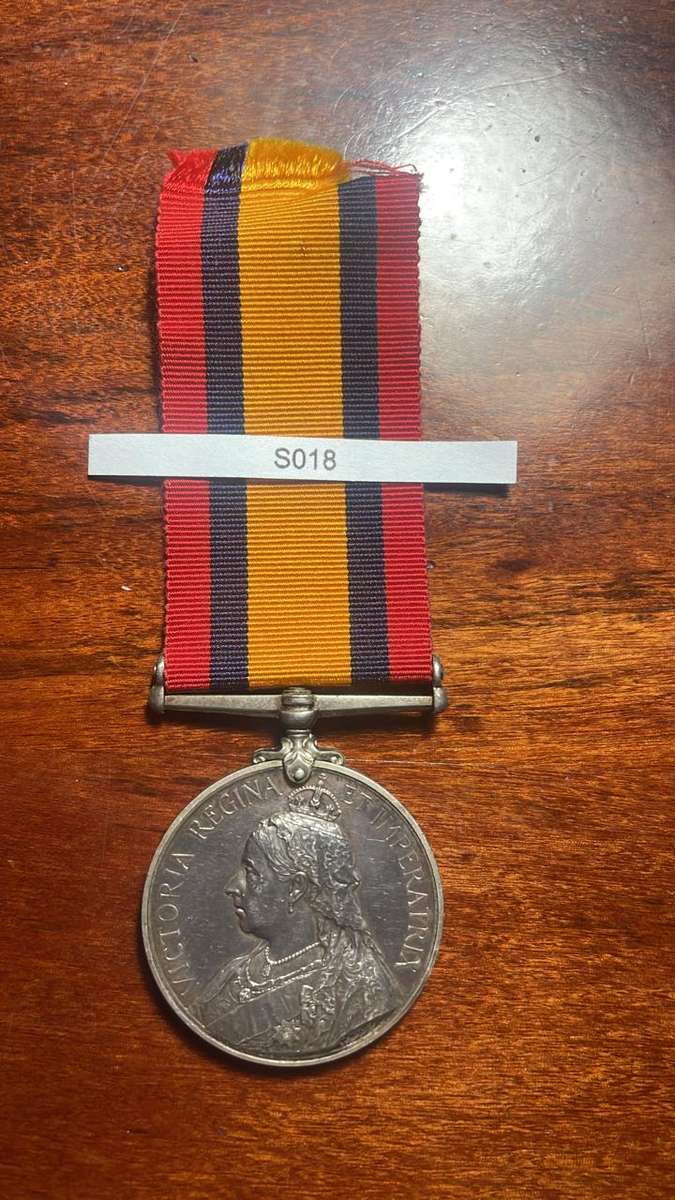 QSA - Queen South African Medal - 29453 Private Samuel John Perks - Rand Rifles Mine Division