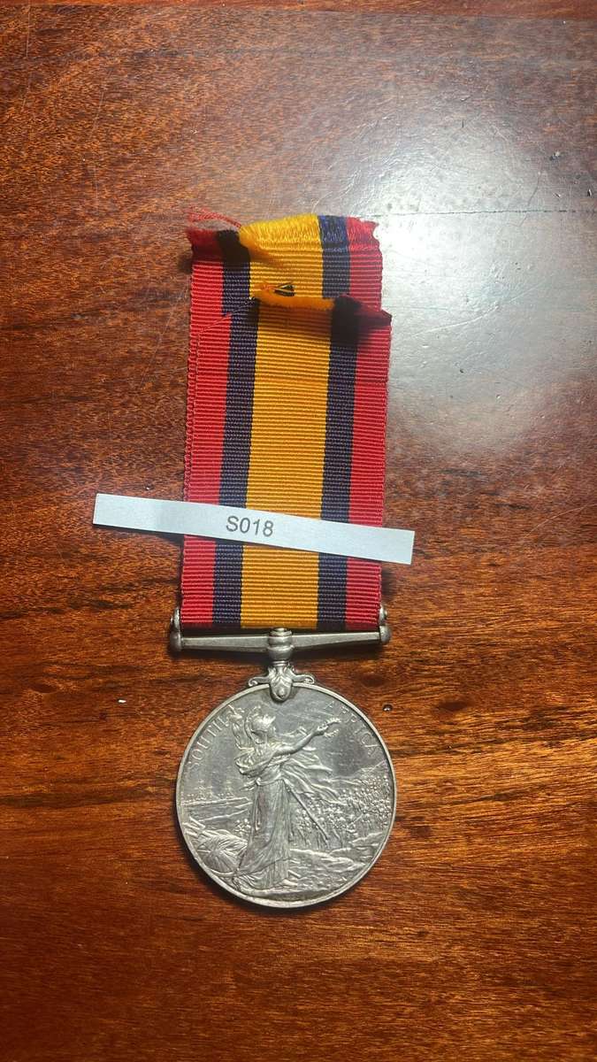 QSA - Queen South African Medal - 29453 Private Samuel John Perks - Rand Rifles Mine Division
