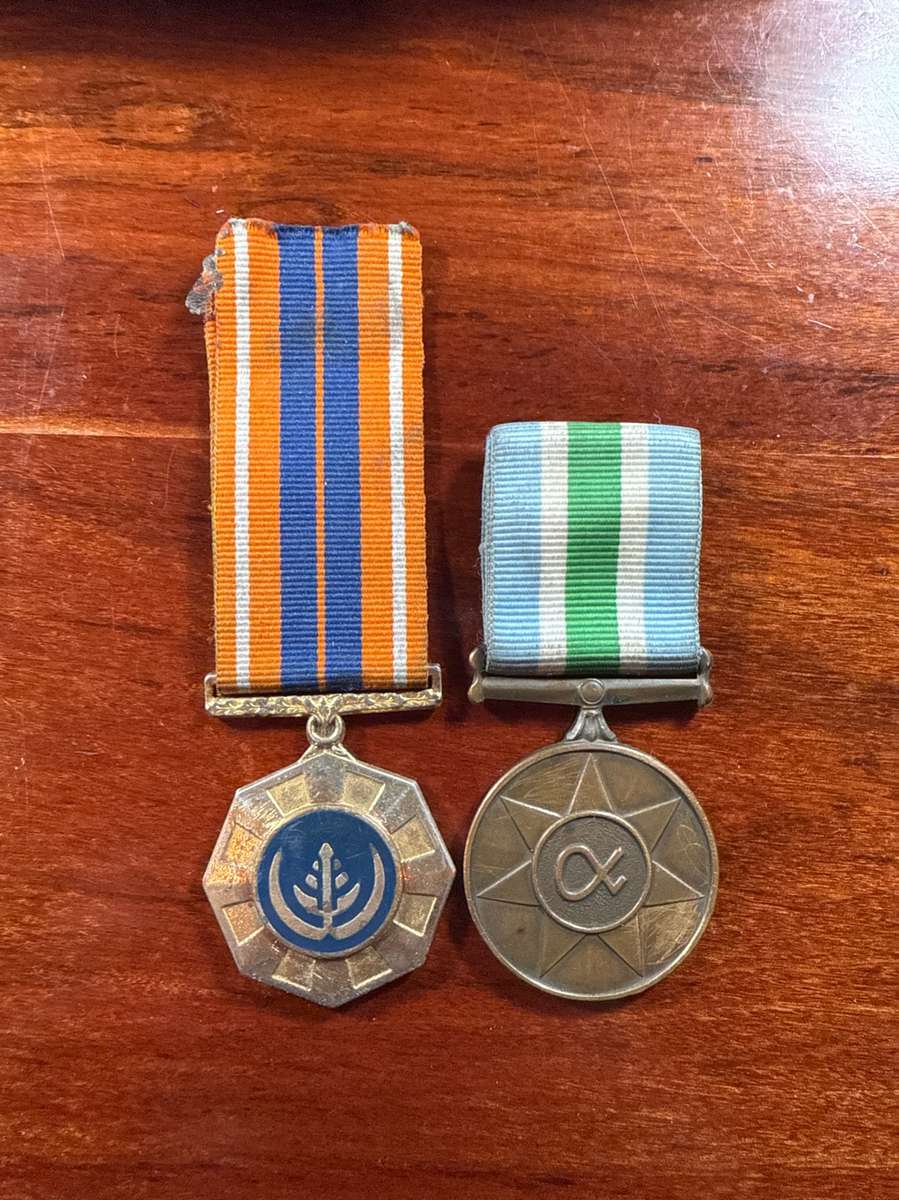 SADF Border War 2 medal group - full size - Pro Patria and Unitas Medal