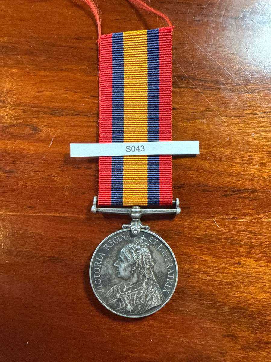 QSA - Queen South African Medal - Conductor A Cowley - 33A Company Army Service Corps