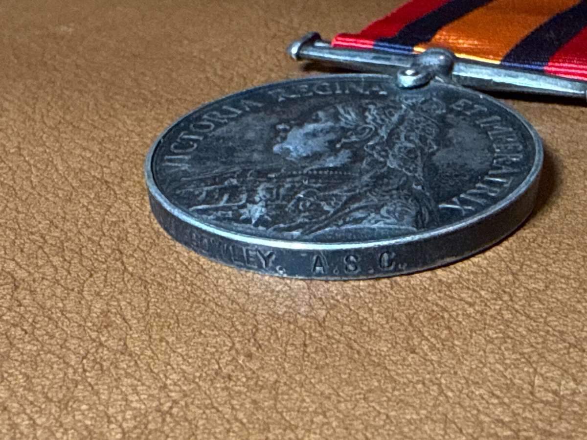 QSA - Queen South African Medal - Conductor A Cowley - 33A Company Army Service Corps