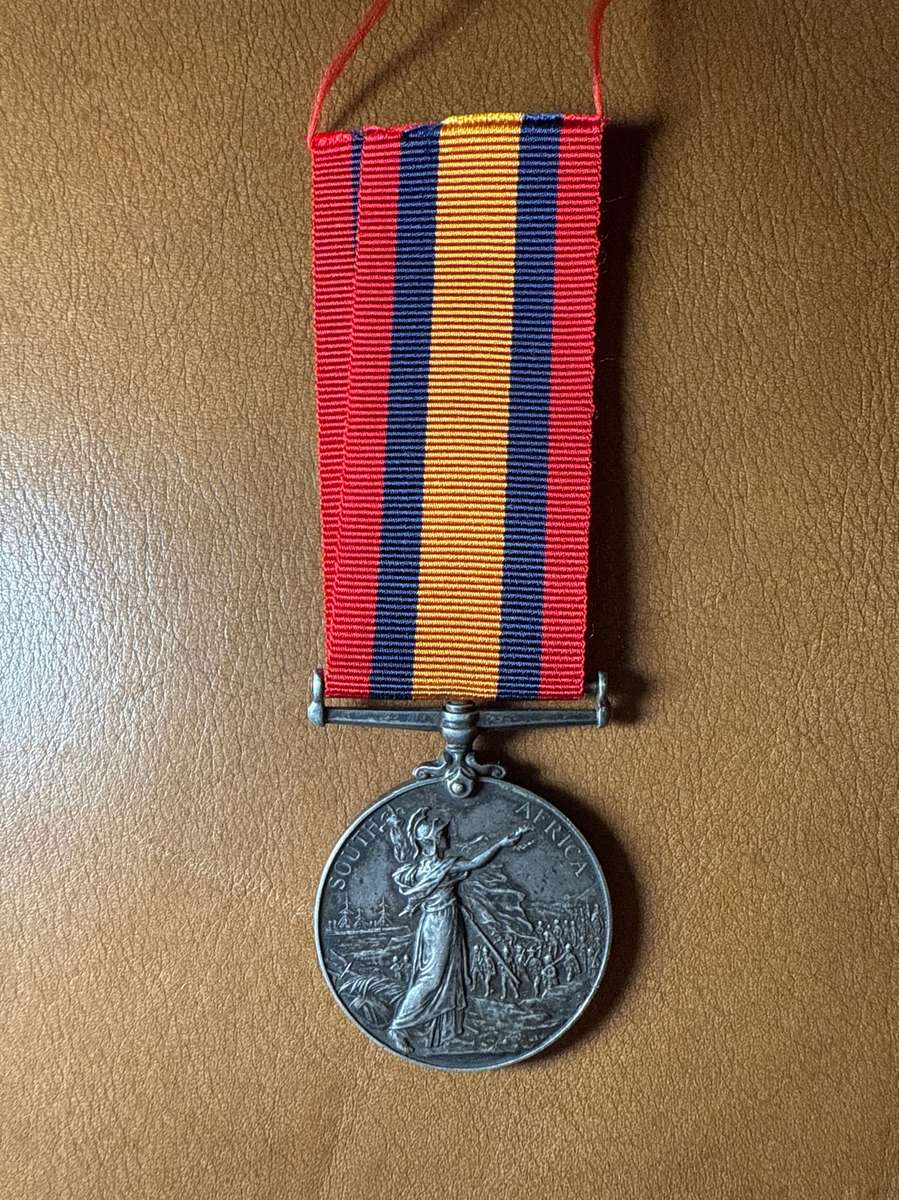QSA - Queen South African Medal - Conductor A Cowley - 33A Company Army Service Corps