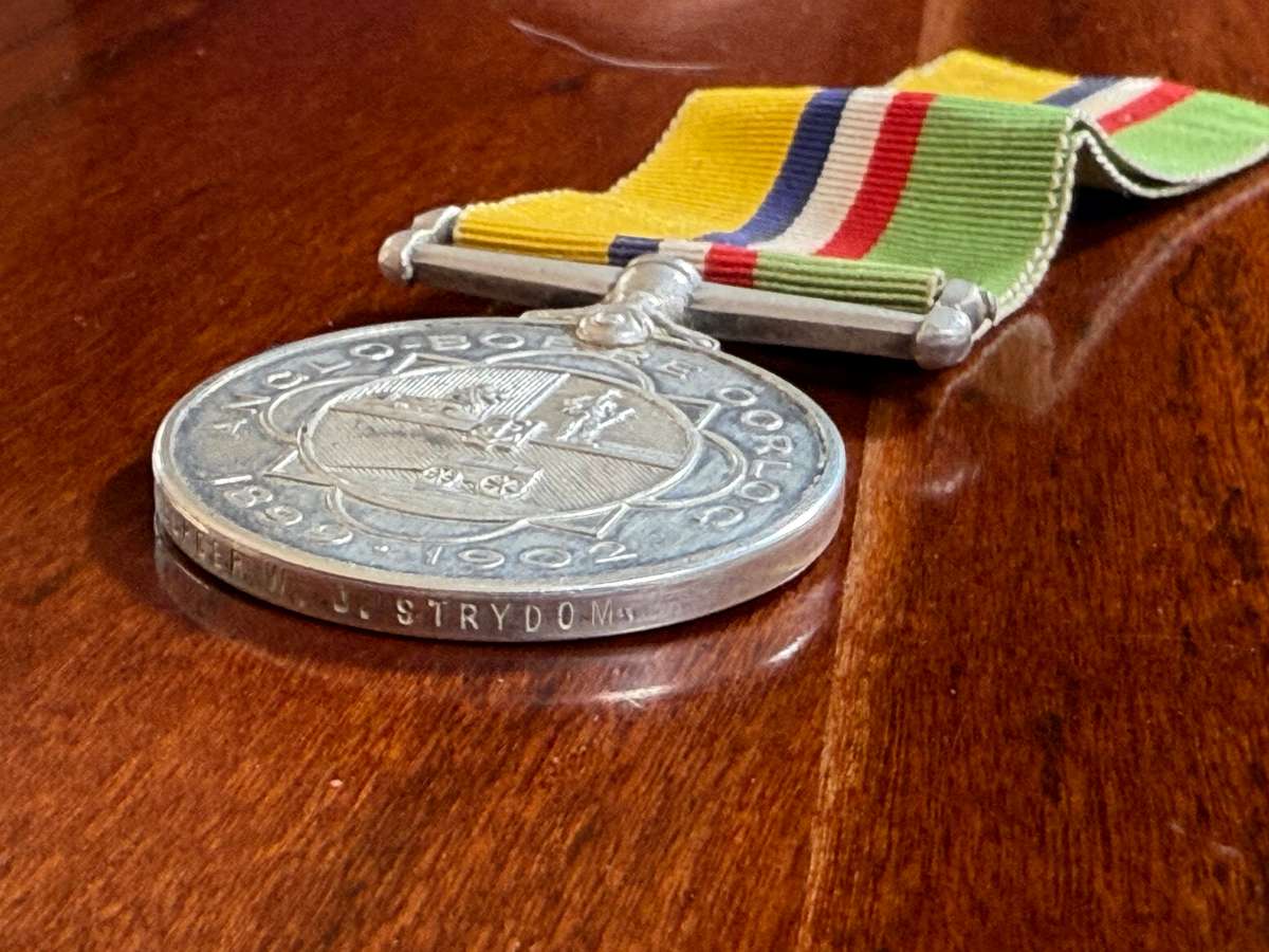 ABO - Anglo Boer War Medal - Burger W.J. Strydom (Rapportryer)