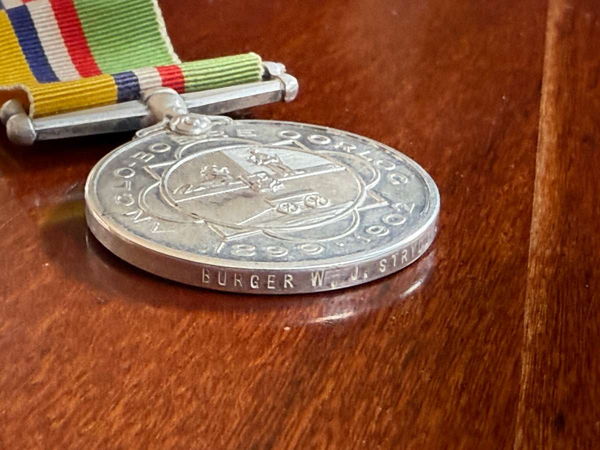 ABO - Anglo Boer War Medal - Burger W.J. Strydom (Rapportryer)