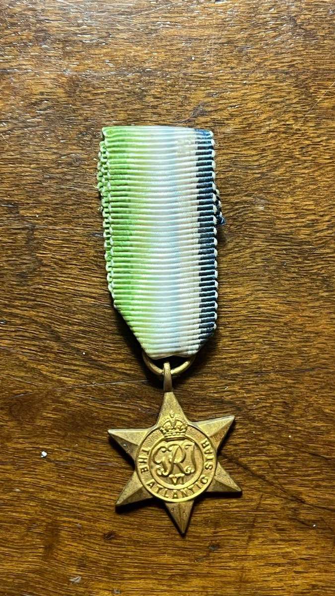 Atlantic Star Miniature Medal WW2