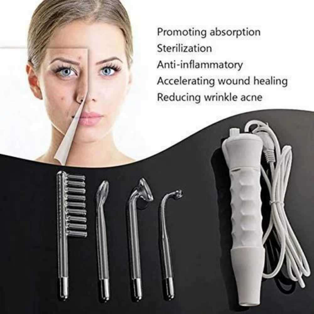 Portable High Frequency Machine For Acne Treatment Facial Wand