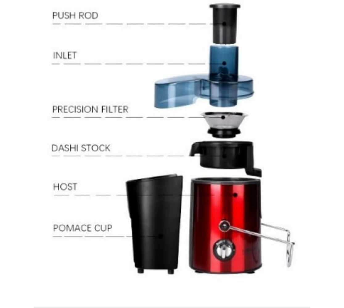 RAF Juicer Machine-Multifunction Lrg Mouth Stainless Steel Juicer Extractor