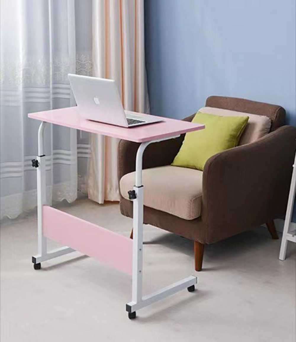 Portable Laptop Desk With Adjustable Stand & Wheels