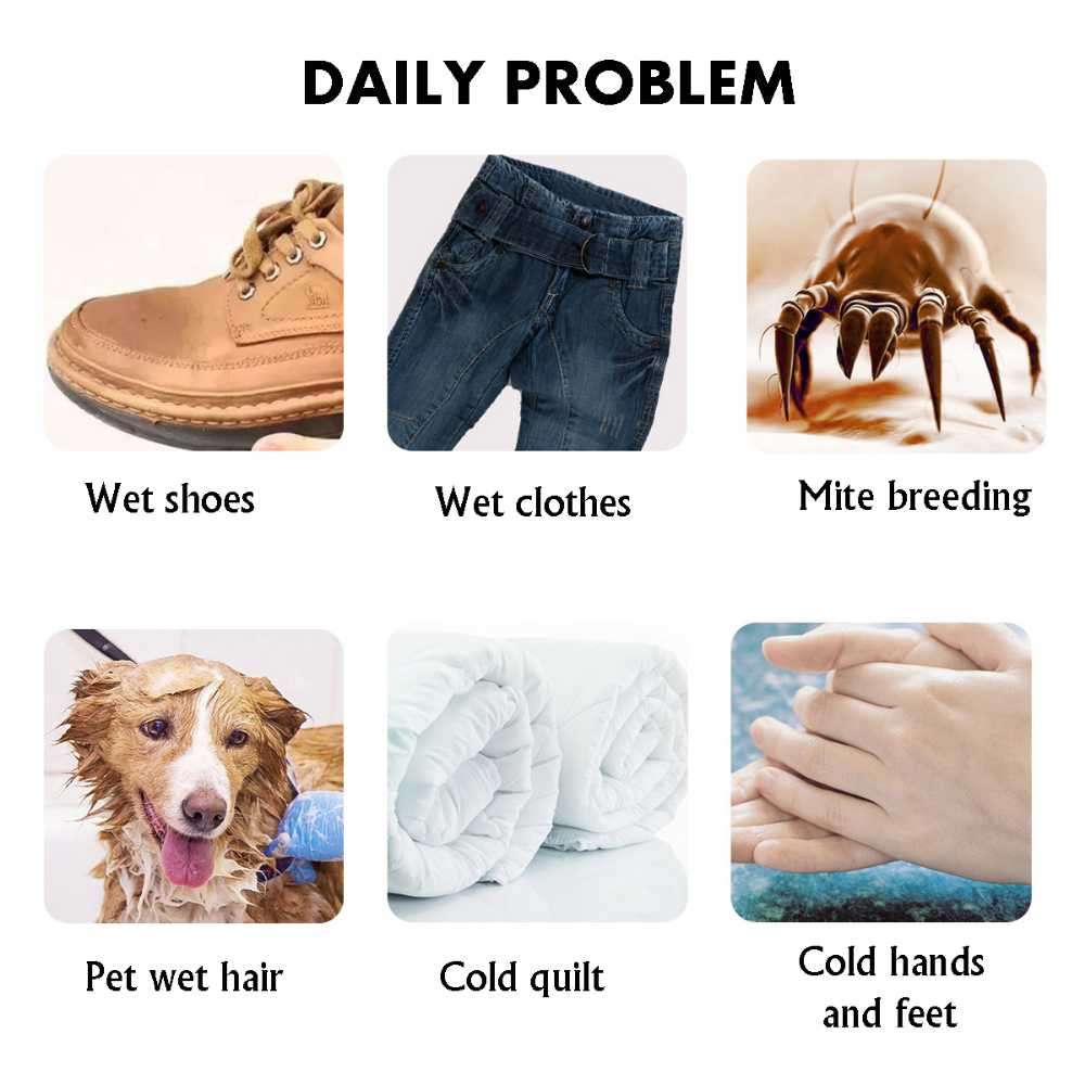 Electric Clothes Dryer Machine Portable Garment Shoes Dryer - 600W 110V/220