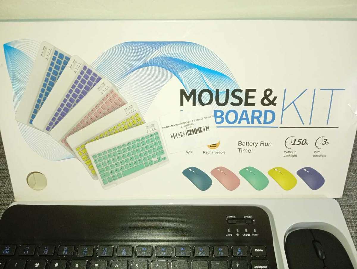 Rechargeable Ultra Slim Wireless Bluetooth Keyboard And Mouse Set