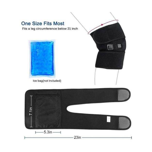 SECONDHAND USB Rechargeable Heating Pad Adjustable Pain Relief for Knees/Thighs/Arms