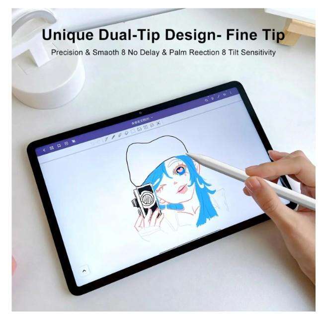 SECONDHAND Universal Stylus Pen Magnetic for iOS/Android/Windows - White