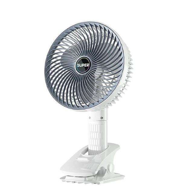 SECOND HAND Multi-Functional 4-in-1 Rechargeable Portable Clip Fan PM-037