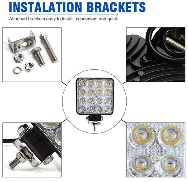 48W LED Spot Light Square