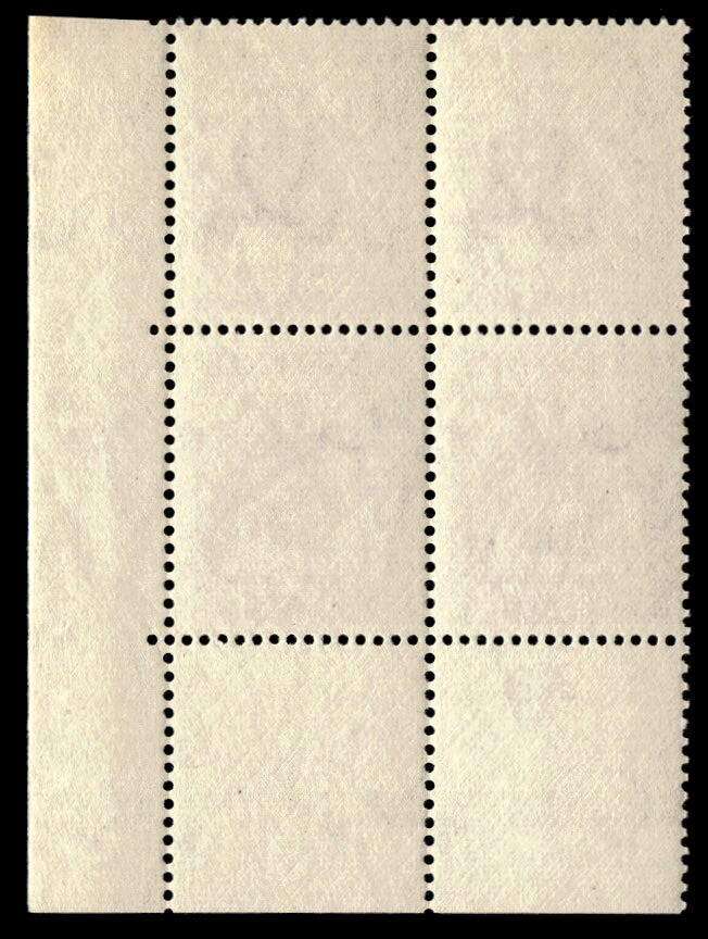 RSA 1954/10/14 Definitive issue 1d Black Wildebeest Cyl No. 3B Wmk MSH