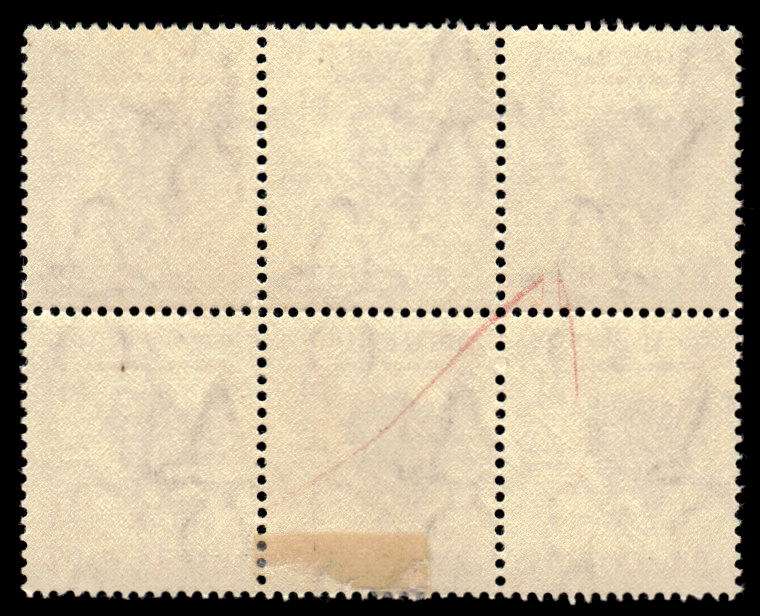 RSA 1954/10/14 Definitive issue 1d Black Wildebeest Wmk MSH