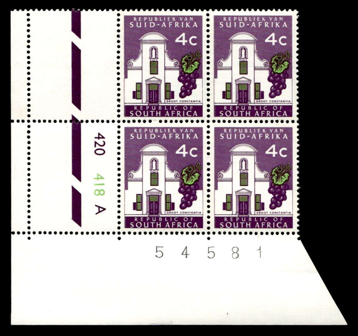 RSA 1971/03/01 Definitive issue 4c Cyl No 420 418A (H3)