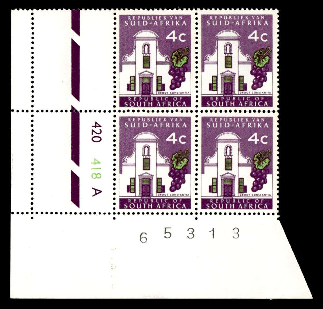 RSA 1971/03/01 Definitive issue 4c Cyl No 420 418A (H3)