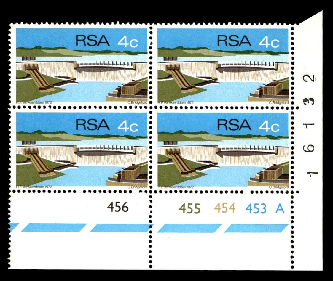 RSA 1972/03/04 Opening of Hendrik Verwoerd Dam 4c Cyl No 456 455 454 453A