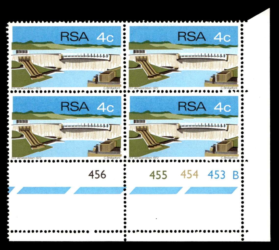 RSA 1972/03/04 Opening of Hendrik Verwoerd Dam 4c Cyl No 456 455 454 453B