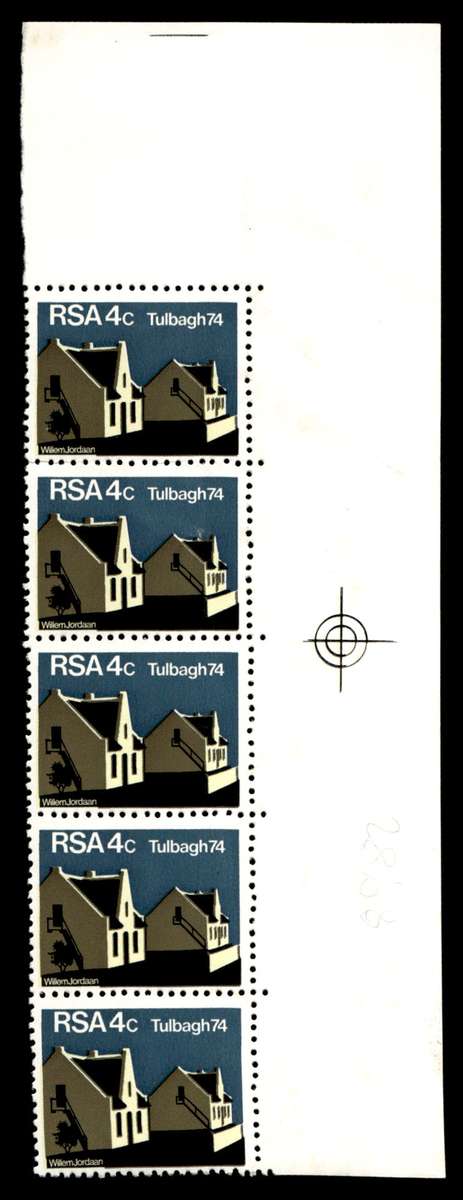 RSA 1974/03/14 Restoration of Tulbagh 4c *6 stamps