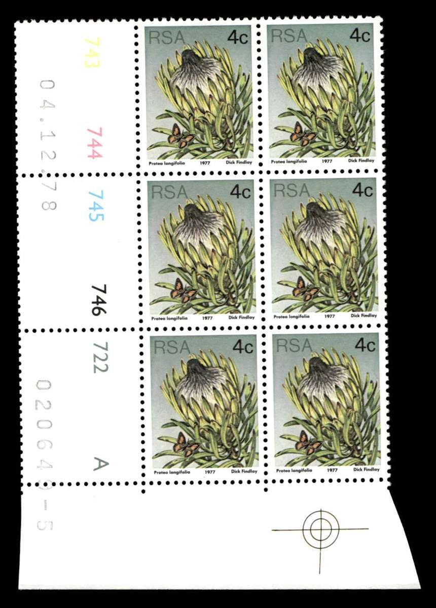 RSA 1978/12/04 3rd Definitive Issue 4c Cyl 743 744 745 746 722 A