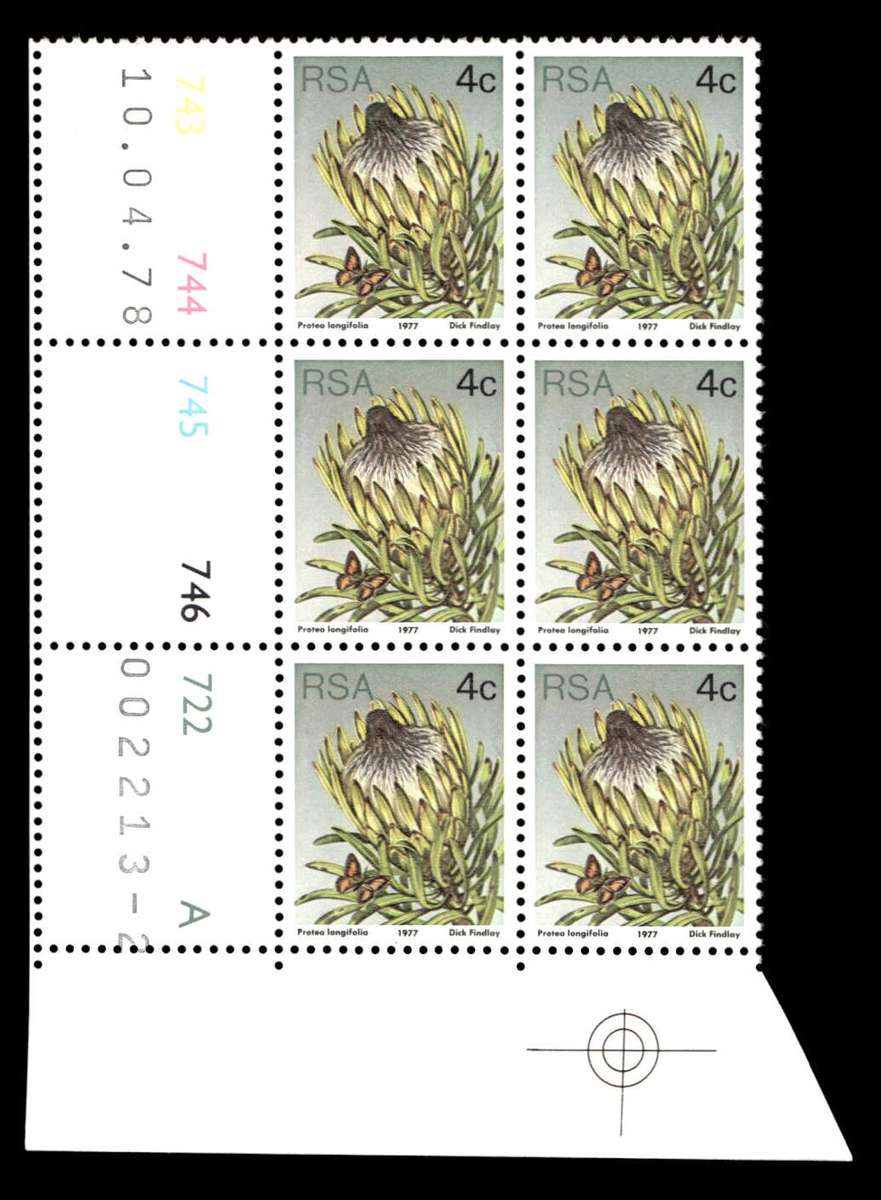 RSA 1978/04/10 3rd Definitive Issue 4c Cyl 743 744 745 746 722 A